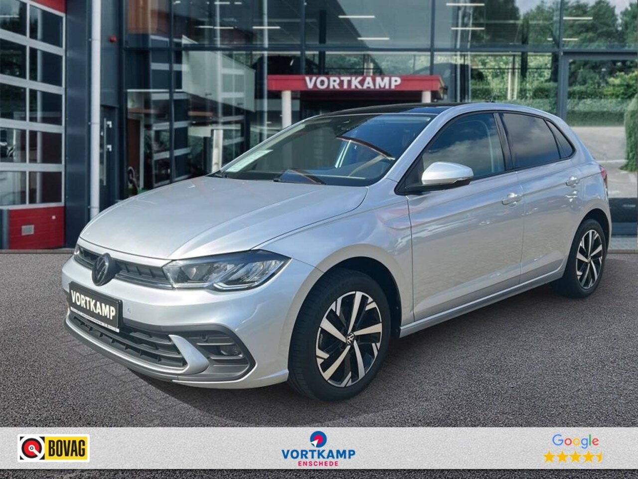 Volkswagen Polo - 1.0 TSI DSGLIFE TREKHAAK/PANO-DAK/DIG-DASH/PDC/STOELVERW/NAVI/CARPLAY - AutoWereld.nl