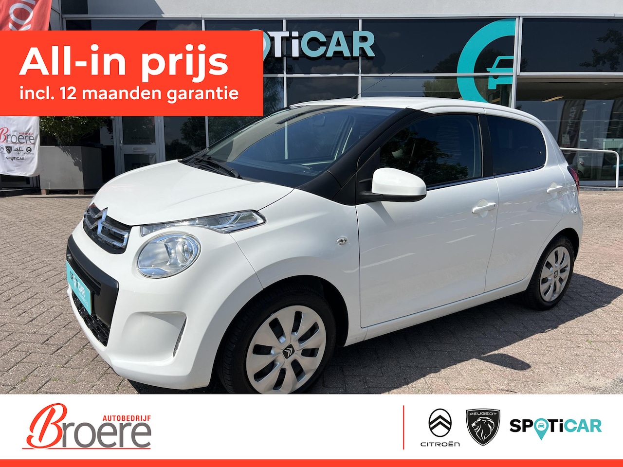Citroën C1 - 1.0 VTi 72 pk Feel 5 deurs Airconditioning, bluetooth - AutoWereld.nl