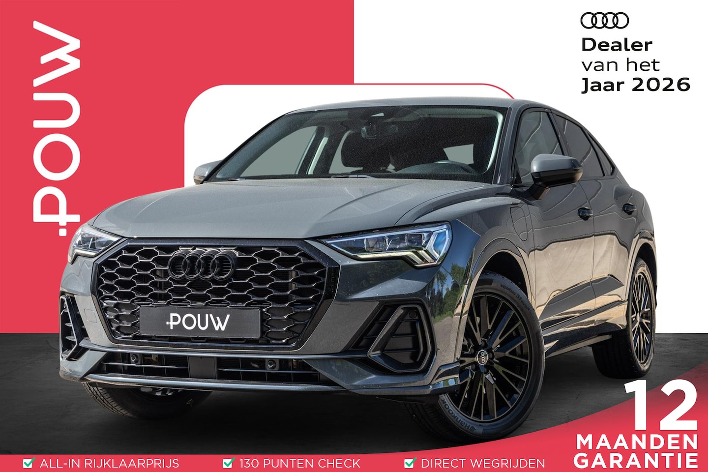 Audi Q3 Sportback - 45 TFSIe 245pk PHEV Edition | SoH 95% | Trekhaak | PDC V/A | Stoelverwarming | Keyless - AutoWereld.nl