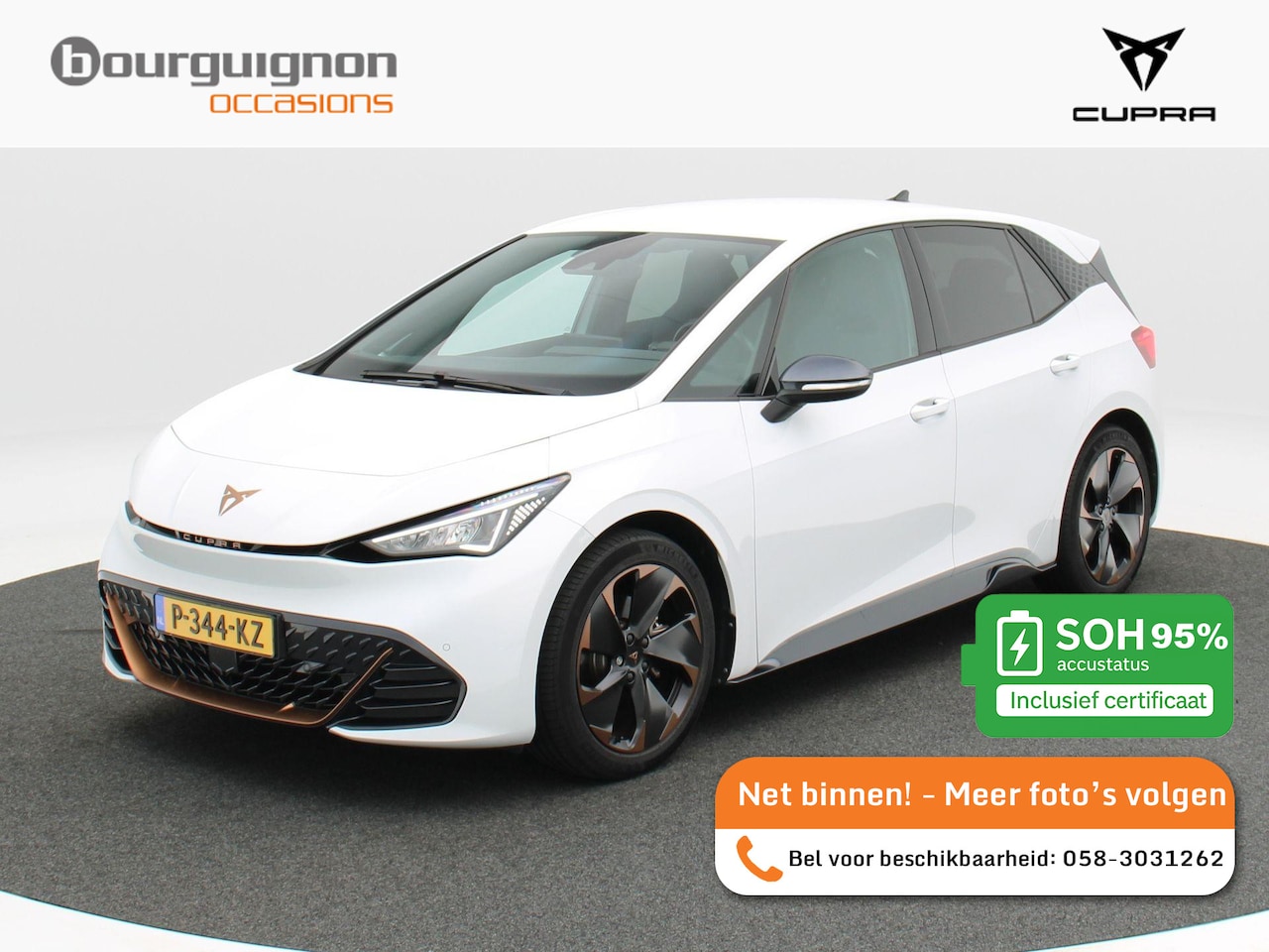 CUPRA Born - Performance One 62 kWh | Elektrische Stoelen | Stoelverwarming | Adaptive Cruise | Camera - AutoWereld.nl