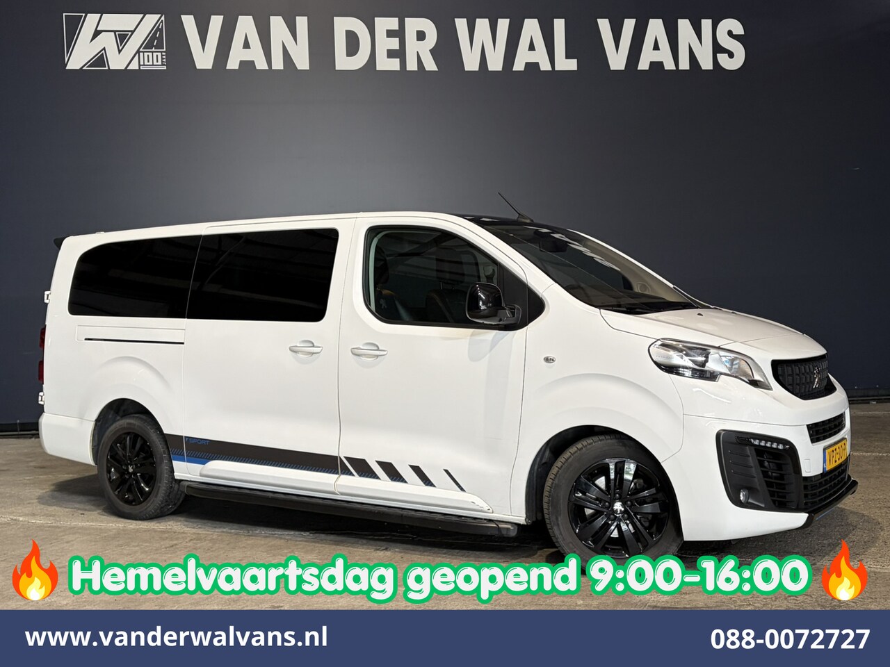 Peugeot Expert - 2.0 BlueHDI 180pk Automaat L3H1 Dubbele cabine SPORT Euro6 Airco | 2x Zijdeur | Leder | Ca - AutoWereld.nl
