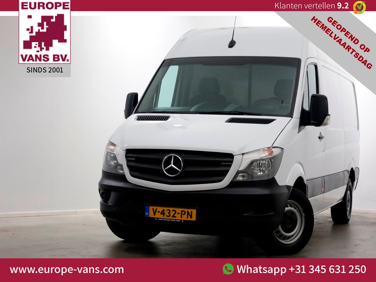 Mercedes-Benz Sprinter - 316 CDI 163pk E6 L2H2 Airco/Trekhaak 2800kg 06-2018 - AutoWereld.nl