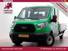 Ford Transit - 350 2.0 TDCI 130pk E6 RWD D.C. Open Laadbak Trekhaak 2800kg 02-2018