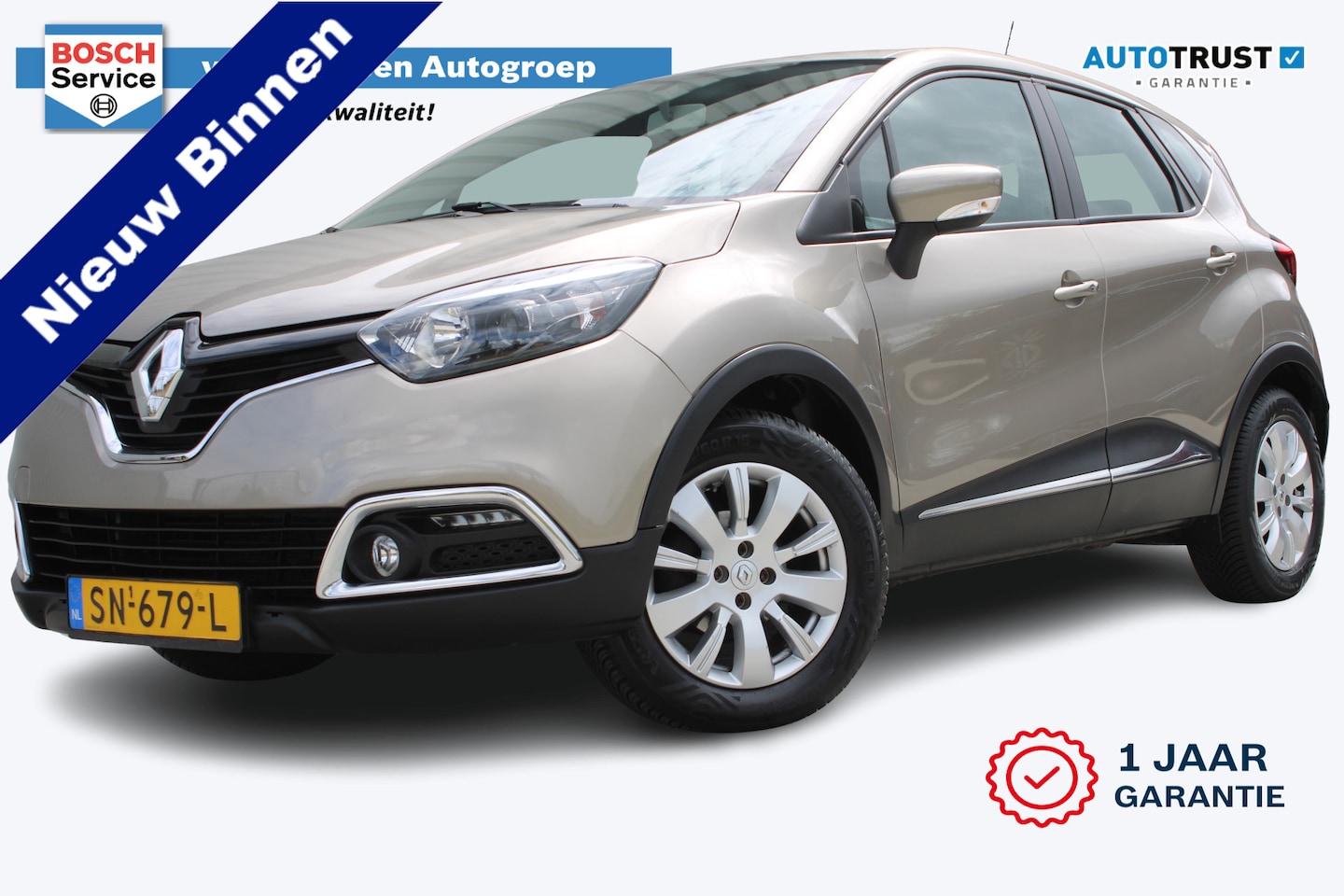 Renault Captur - 0.9 TCe Expression | incl. 12 maanden garantie | Airco | Cruise control | Bluetooth | Navi - AutoWereld.nl