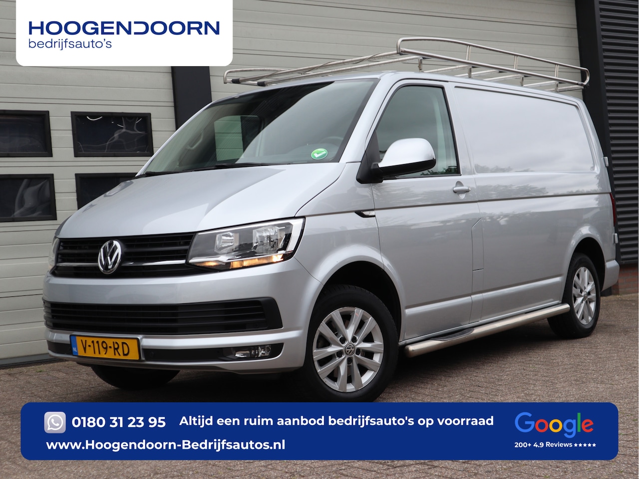 Volkswagen Transporter - 2.0 TDI 150pk Automaat Euro 6 - Airco - Imperiaal - Trekhaak - AutoWereld.nl