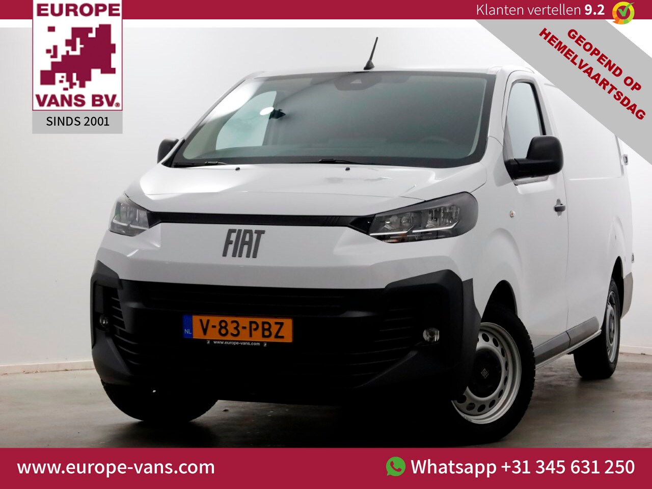 Fiat Scudo - 2.0 Diesel 145pk Automaat L3 Airco/Navi/Camera 09-2024 - AutoWereld.nl