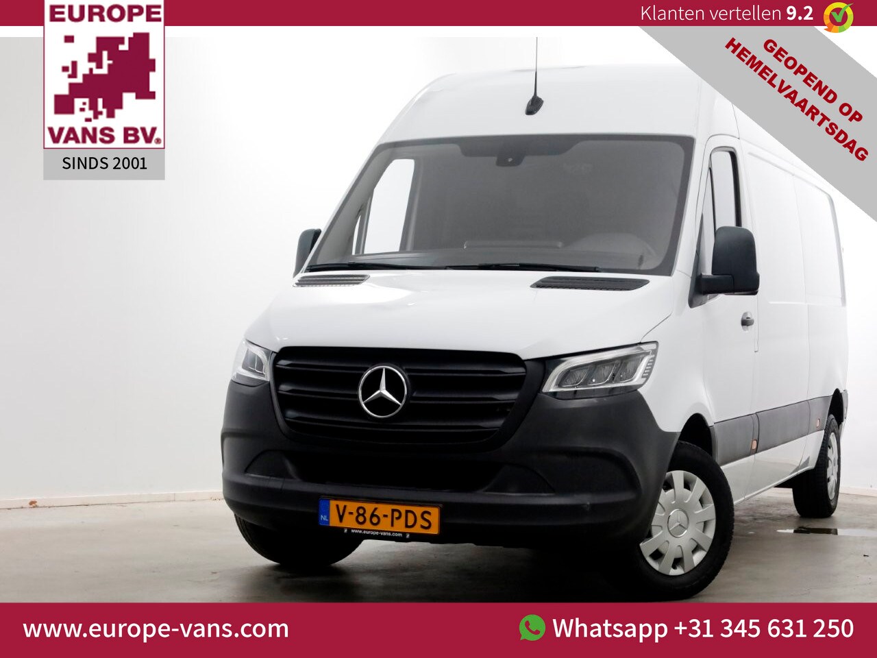 Mercedes-Benz Sprinter - 315 CDI 150pk L2H2 LED/Navi/Camera 03-2022 - AutoWereld.nl