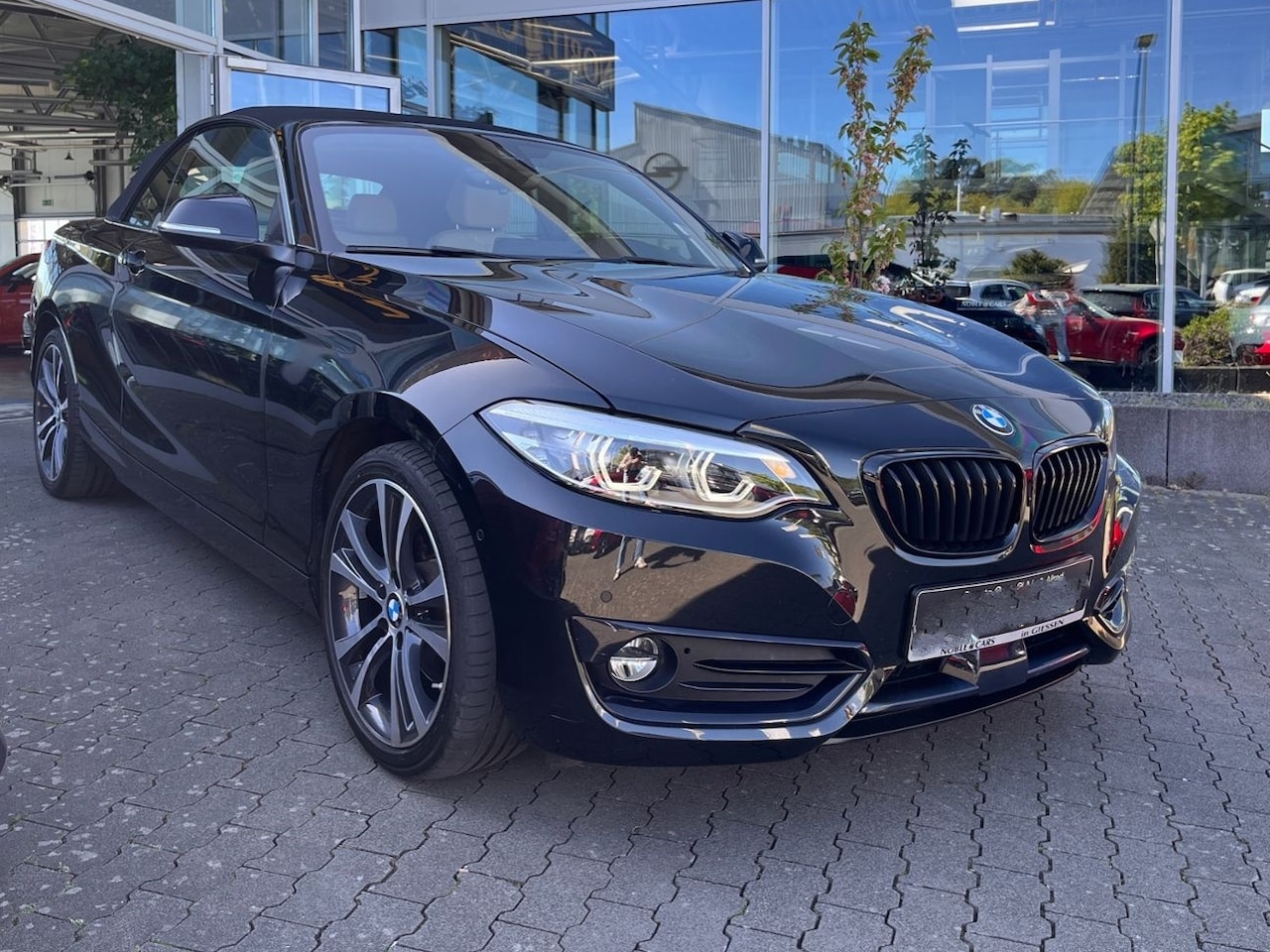 BMW 2-serie Cabrio - 220iA SPORTLINE ** ADAPT. LED, BEIGE LEDER, NAVI PROF, CAMERA, 18-inch LMV ** UNFALLFREI - - AutoWereld.nl