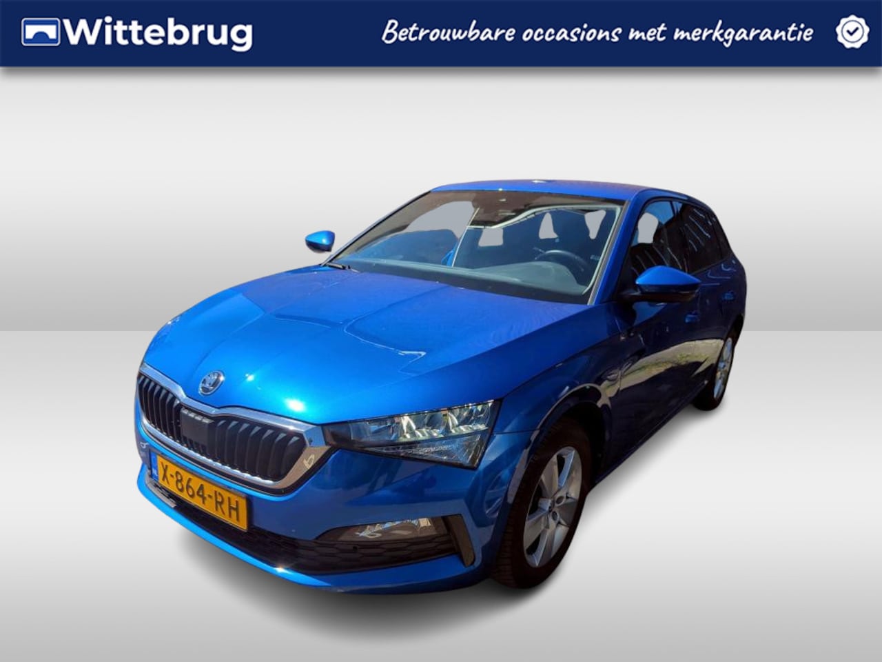 Skoda Scala - 1.0 TSI Ambition Apple carplay / android auto / Parkeersensoren / LM velgen / LED verlicht - AutoWereld.nl