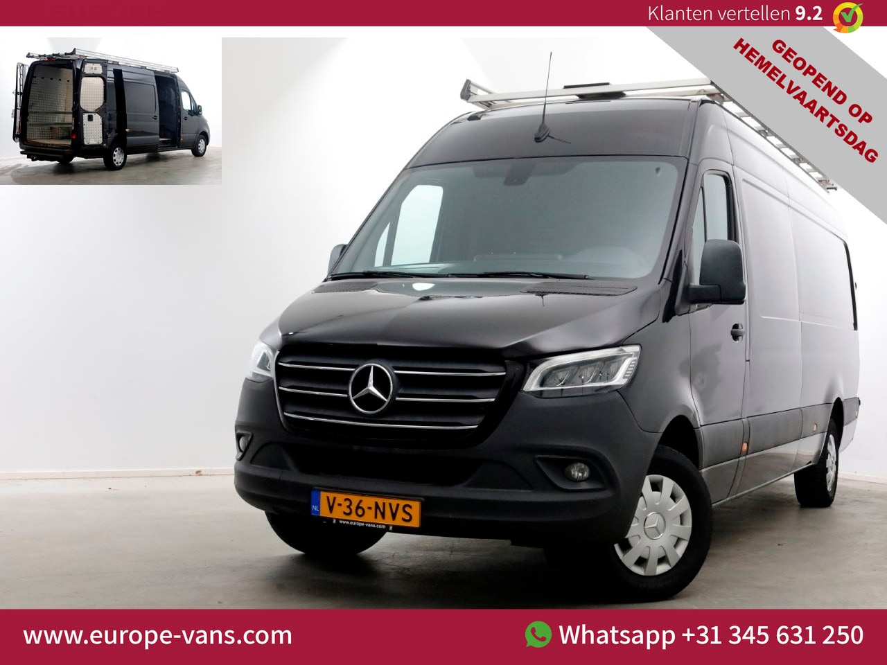 Mercedes-Benz Sprinter - 314 CDI 143pk RWD 7G Automaat Maxi LED/Camera 12-2020 - AutoWereld.nl