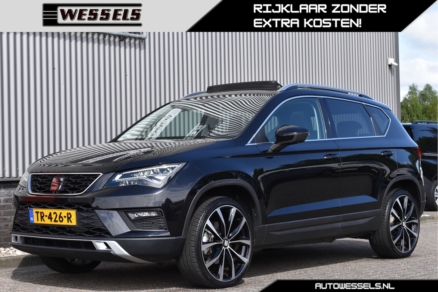 SEAT Ateca - 1.4 EcoTSI FR Business Intense Panorama, Adaptive cruise, Wegkl. trekhaak, Camera, Keyless - AutoWereld.nl