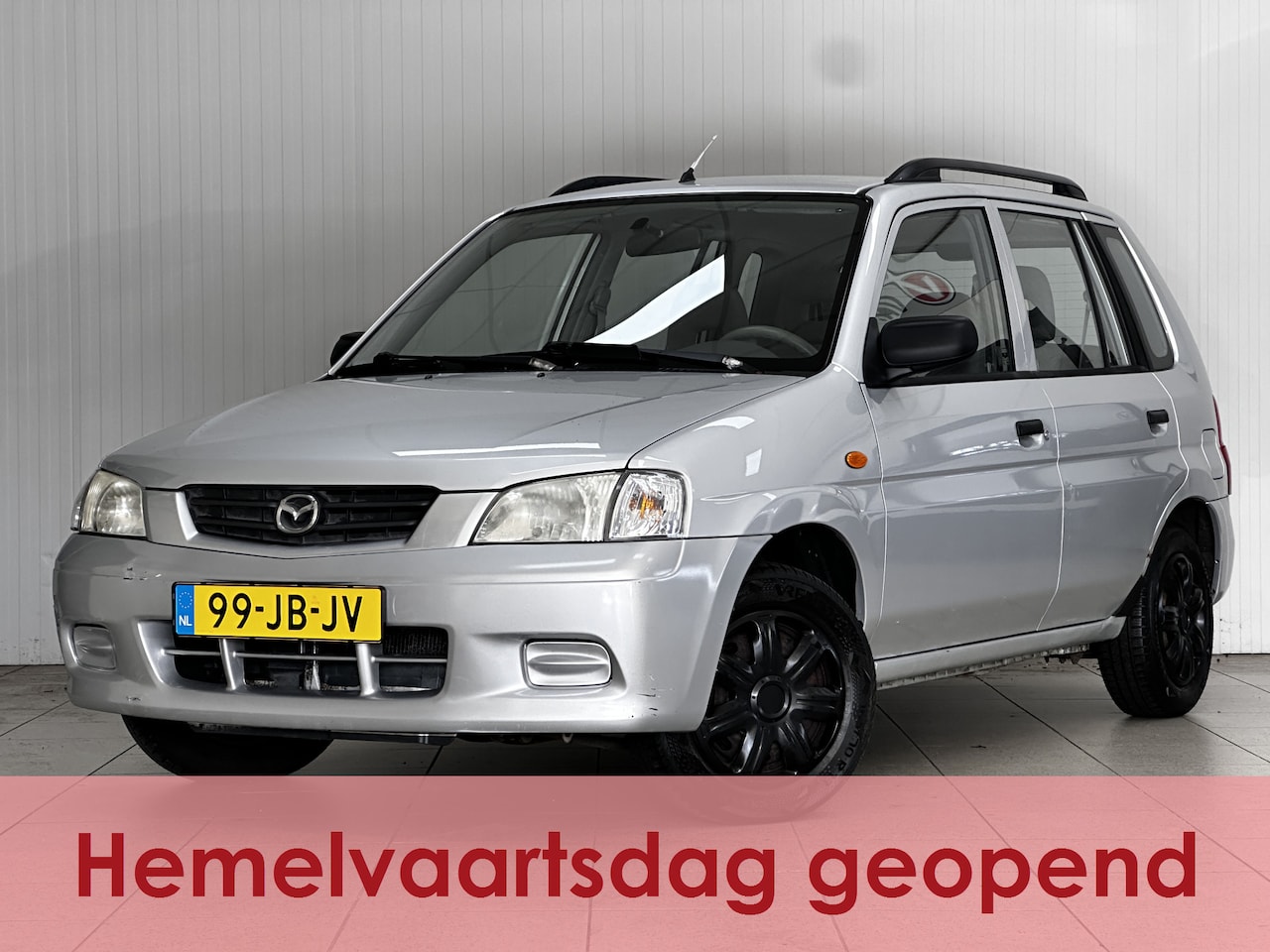 Mazda Demio - 1.3 Comfort/ D-Riem Verv. 111.000KM!/ APK 02-27/ Radio-CD+AUX&USB/ Stuurbekrachtiging/ Bum - AutoWereld.nl