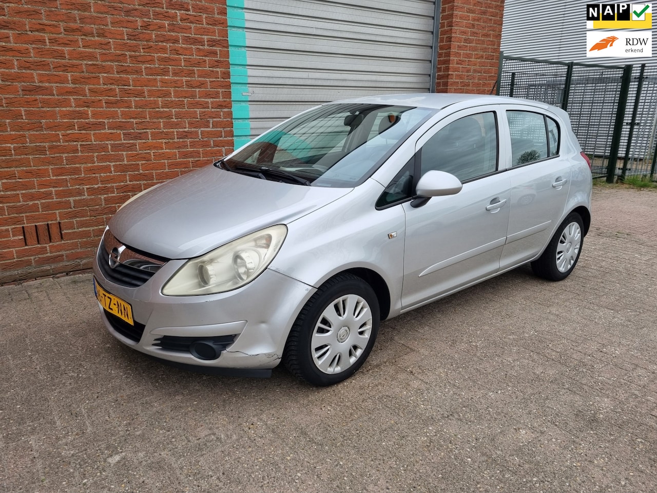 Opel Corsa - 1.2-16V Business 5-Drs Airco Navi! Bj:2007 NAP! - AutoWereld.nl