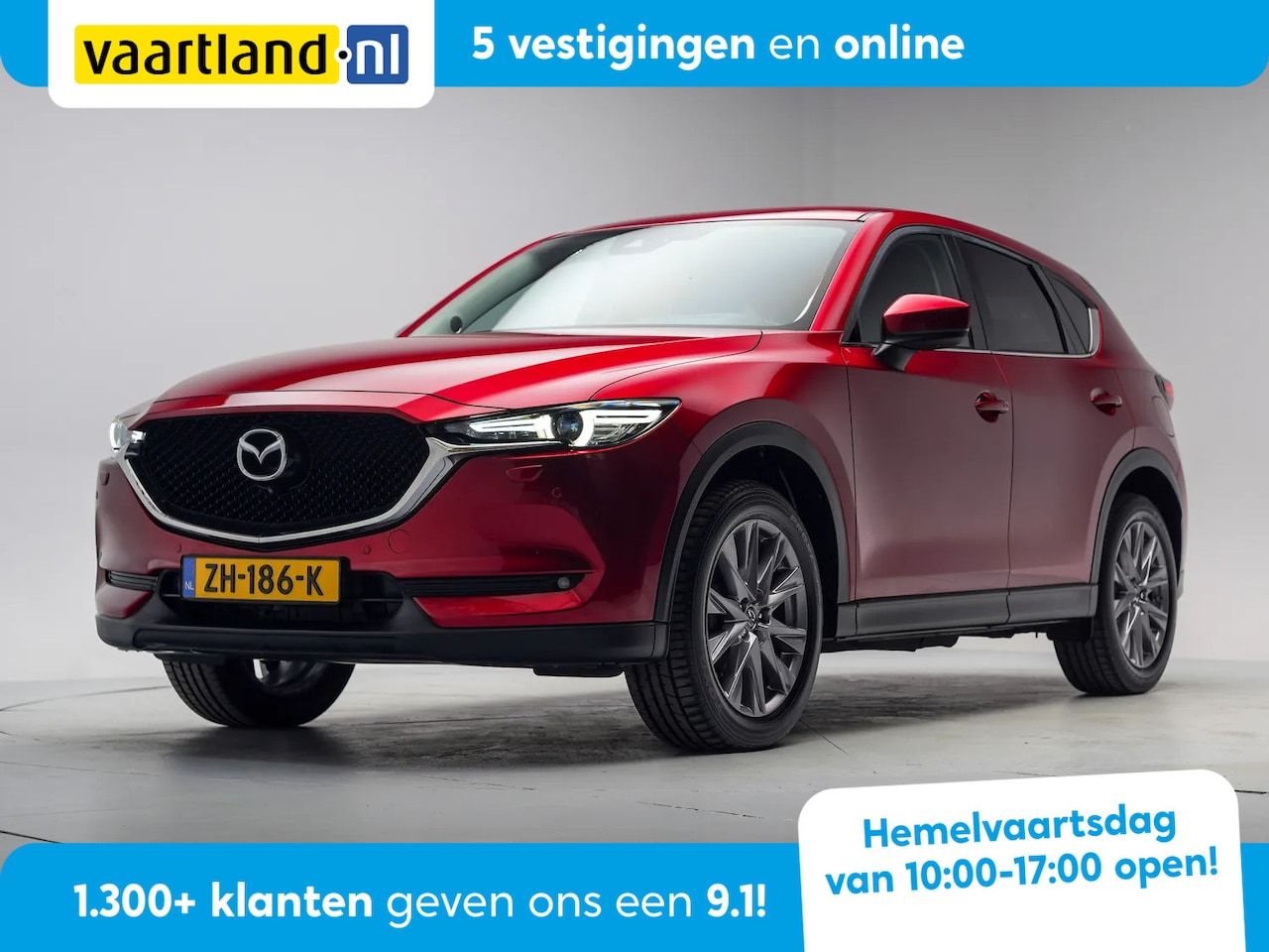 Mazda CX-5 - 2.0 SKYACTIV-G 165pk Business Aut. [ Full led Apple / Android Leder Trekhaak Navi ] - AutoWereld.nl