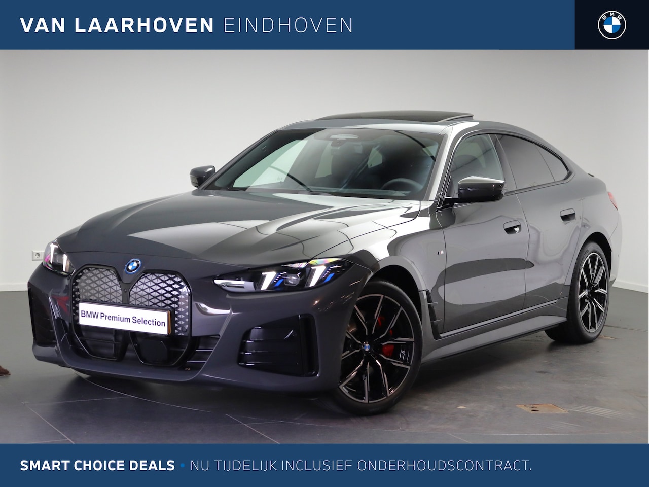 BMW i4 - eDrive35 Gran Coupé M Sport / Schuif-kanteldak / Adaptieve LED / Comfort Access / Parking - AutoWereld.nl
