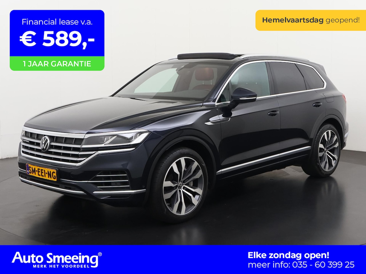 Volkswagen Touareg - 3.0 TSi eHybrid Atmosphere 4MOTION | Luchtvering | Trekhaak | Panoramadak | Plug-In | Zond - AutoWereld.nl