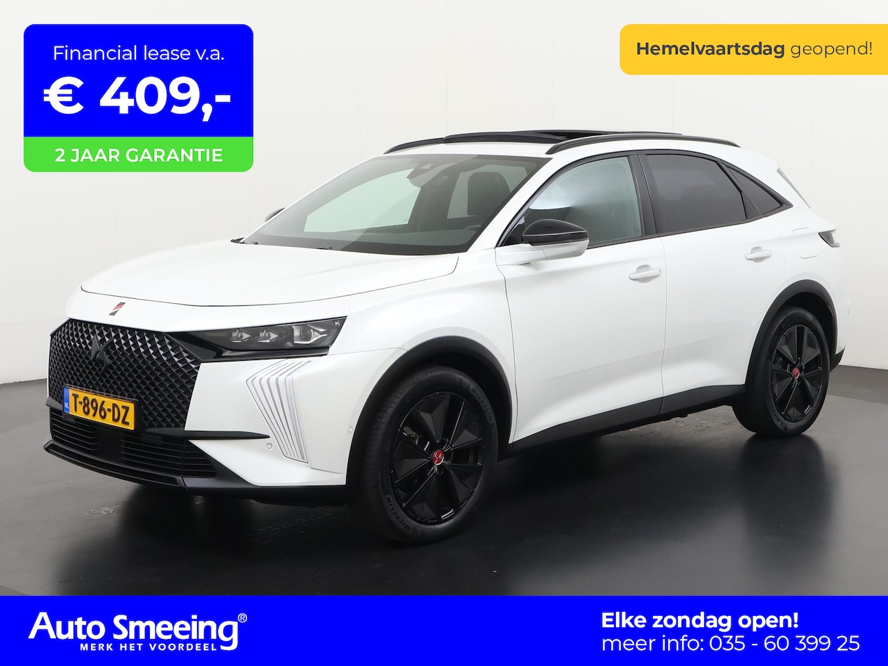 DS 7 - E-Tense 225 Performance Line+ | Panoramadak | Trekhaak | Memory stoel | Zondag Open! - AutoWereld.nl