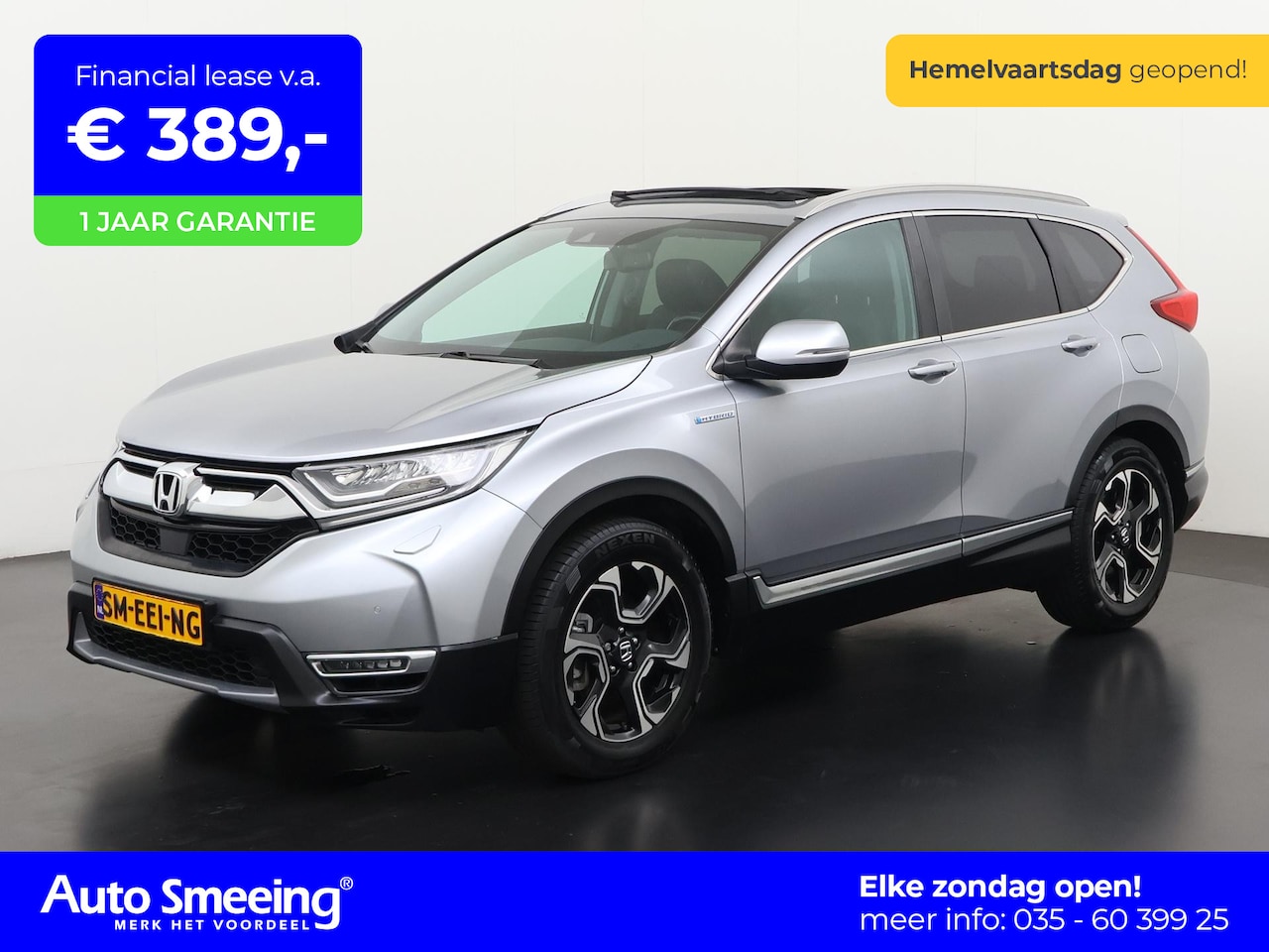 Honda CR-V - 2.0 Hybrid Executive | Panoramadak | Leder | Zondag Open! - AutoWereld.nl