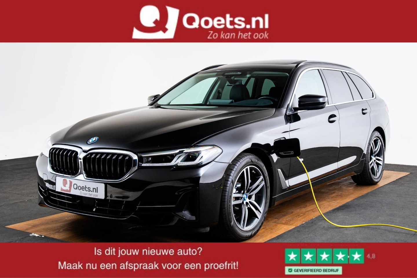 BMW 5-serie Touring - 530e xDrive Trekhaak - Panoramadak - Driving Assistant Professional - Head up - High Beam - AutoWereld.nl