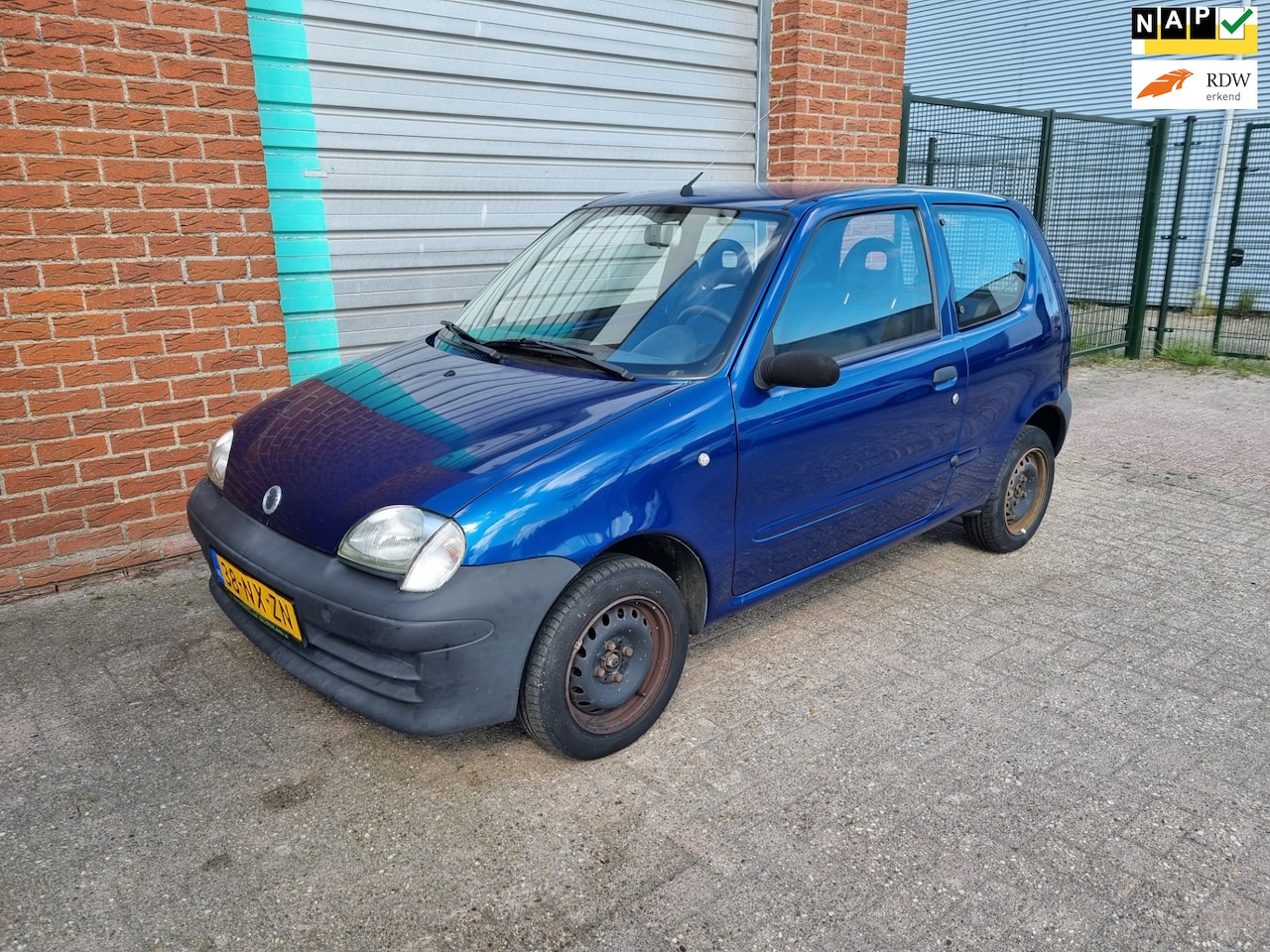Fiat Seicento - 1.1 S 3-Drs Bj:2004 NAP! - AutoWereld.nl