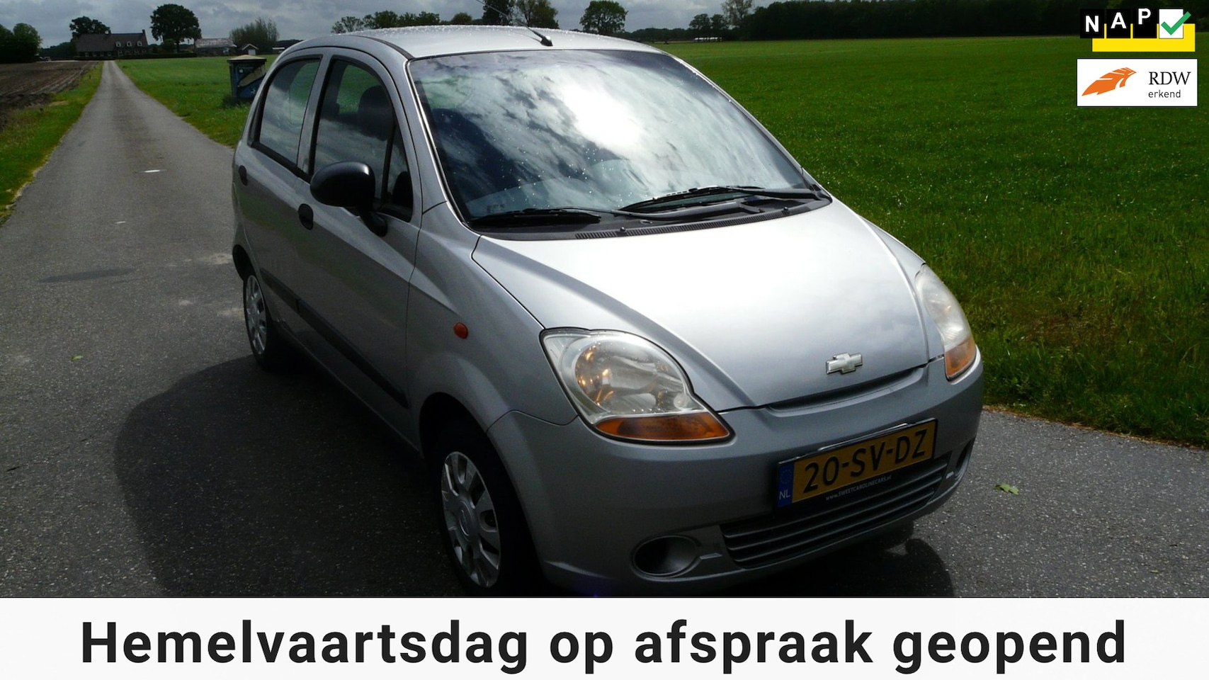 Chevrolet Matiz - 0.8 Breeze 0.8 Breeze,Airco,Elec.ramen,Stuurbekrachtiging - AutoWereld.nl