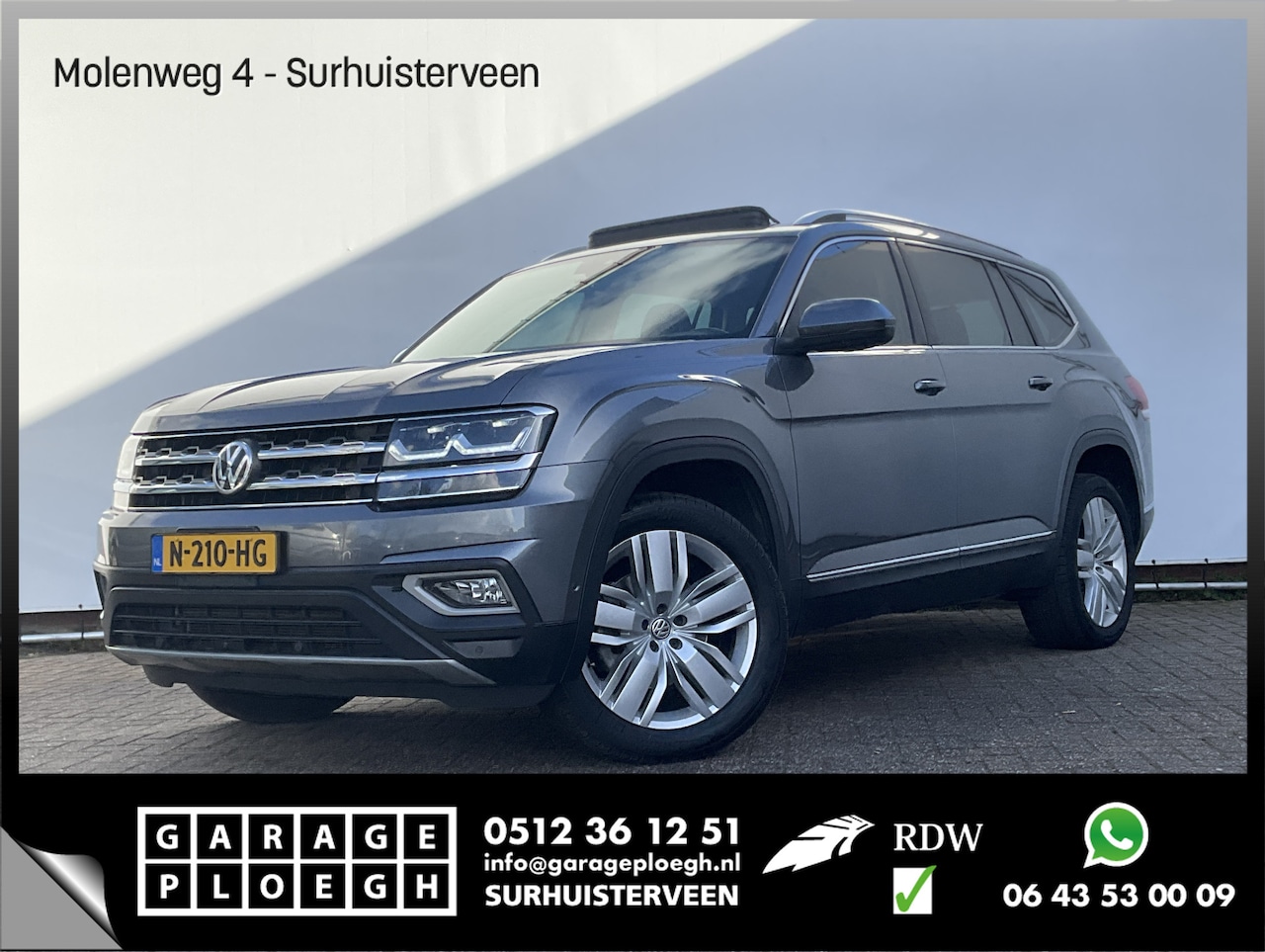 Volkswagen Tiguan Allspace - Teramont 3.6 VR6 277pk 7-Pers Pano Memory Stoelverw+Ventilatie 360° Leer BOMVOL! - AutoWereld.nl