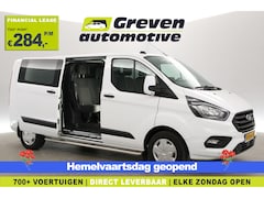 Ford Transit Custom - 2.0 TDCI L2H1 | DC | 6 Zits | Airco | Cruise | Carplay | Trekhaak | Navi | Parkeersens