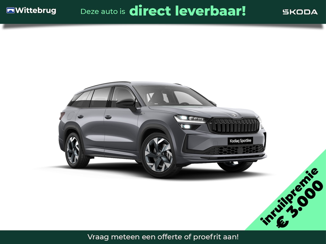Skoda Kodiaq - 1.5 TSI PHEV Sportline Business Comfortpakket, Winterpakket, Panoramadak en zwenkbare trek - AutoWereld.nl