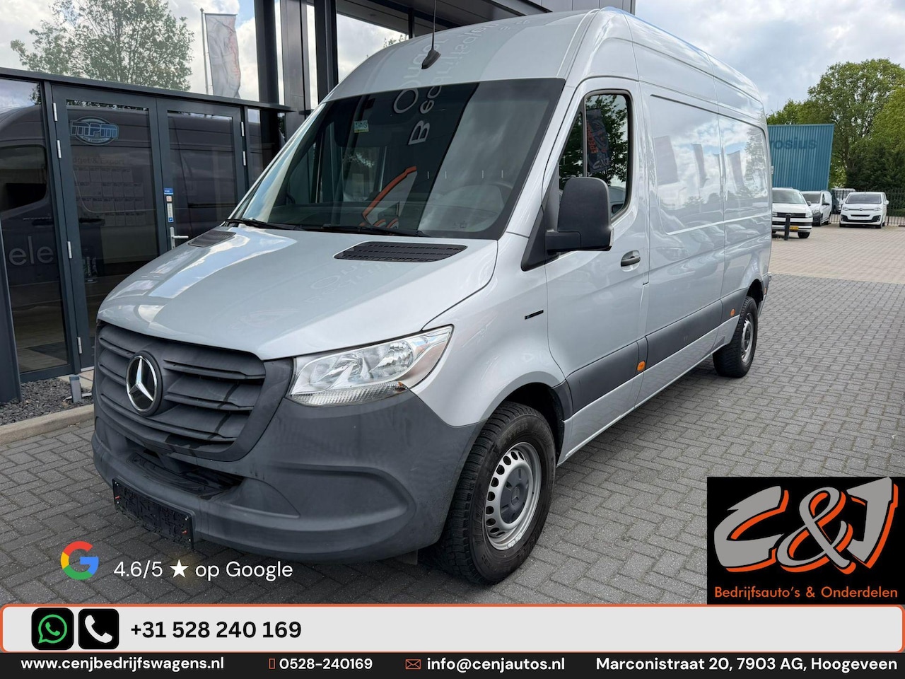 Mercedes-Benz Sprinter - eSprinter L2 FWD 47kWh rechterschade, airco, stoelverwaming, MARGE - AutoWereld.nl