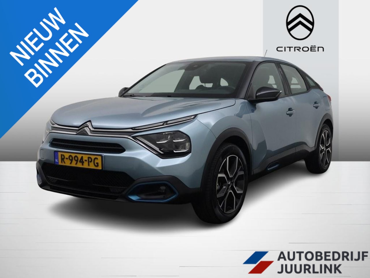Citroën Ë-C4 - Feel Pack 50 kWh Automaat H.Leder/Camera/Nav/Ecc/ Hud/Vc/CarPlay/Led - AutoWereld.nl