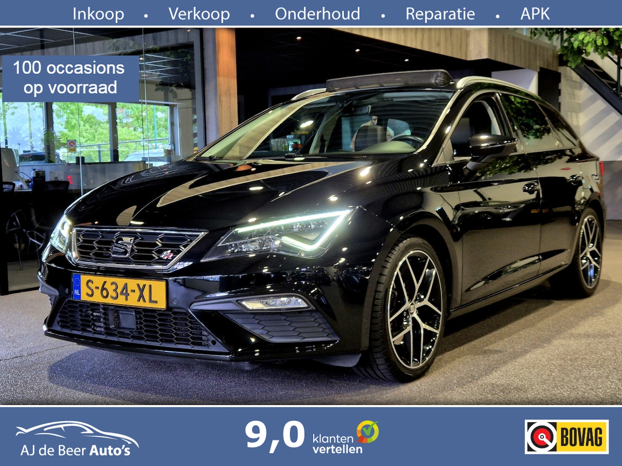 SEAT Leon ST - 2.0 TSI FR Business Intense Panorama | Navi | Camera | Android-Carplay - AutoWereld.nl
