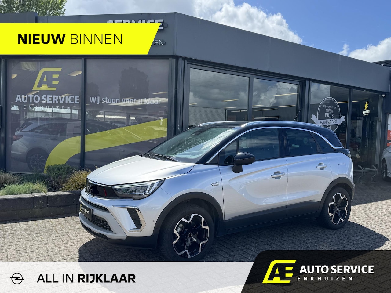 Opel Crossland - 1.2 Turbo Level 4 Rijklaar en als nieuw en unike km stand ! Ultimate uitv. met Alcantara\L - AutoWereld.nl