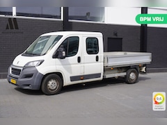 Peugeot Boxer - 2.0 BlueHDI 163PK L3 DC Openlaadbak EURO 6 - Airco - Trekhaak - € 15.900, - Excl