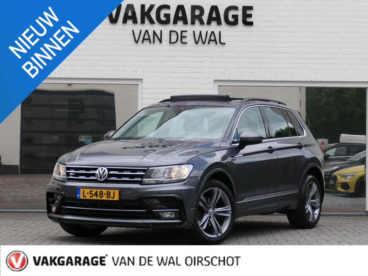Volkswagen Tiguan - 1.4 TSI 4Motion Highline Business R | Leder | Panoramadak | 360°-camera | Memory | Trekhaa - AutoWereld.nl