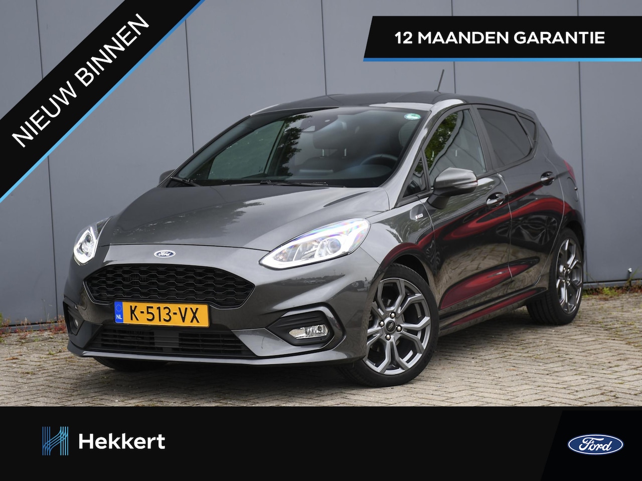 Ford Fiesta - ST-Line X 1.0 EcoBoost Hybrid 125pk B&O | 17''LM | HALF-LEDER | CRUISE.C | PDC ACHTER | DA - AutoWereld.nl