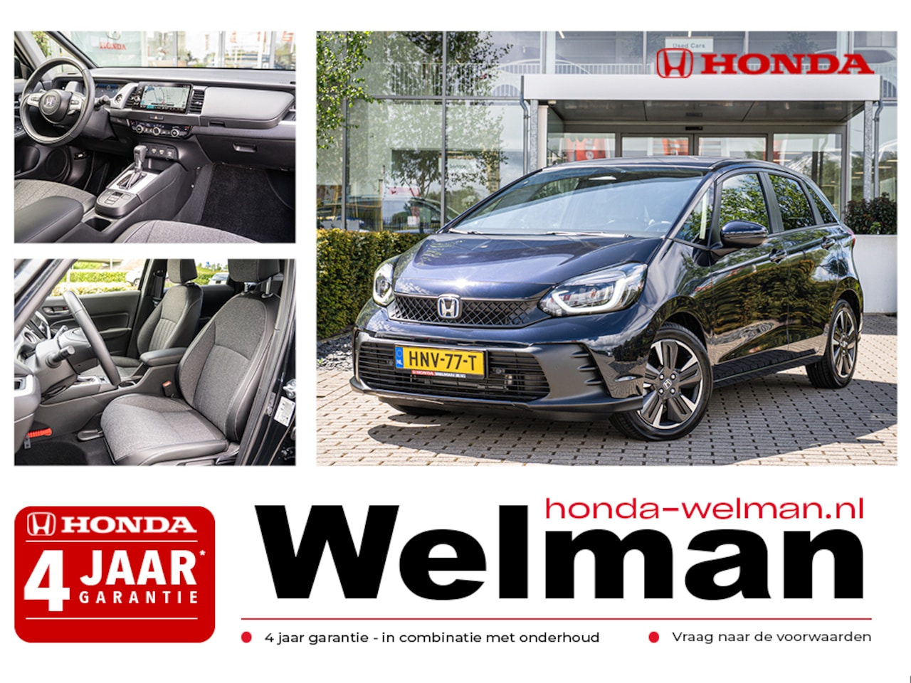 Honda Jazz - 1.5i e:HEV ADVANCE - DEMO - 122 PK - FULL HYBRID - AUTOMAAT - AutoWereld.nl