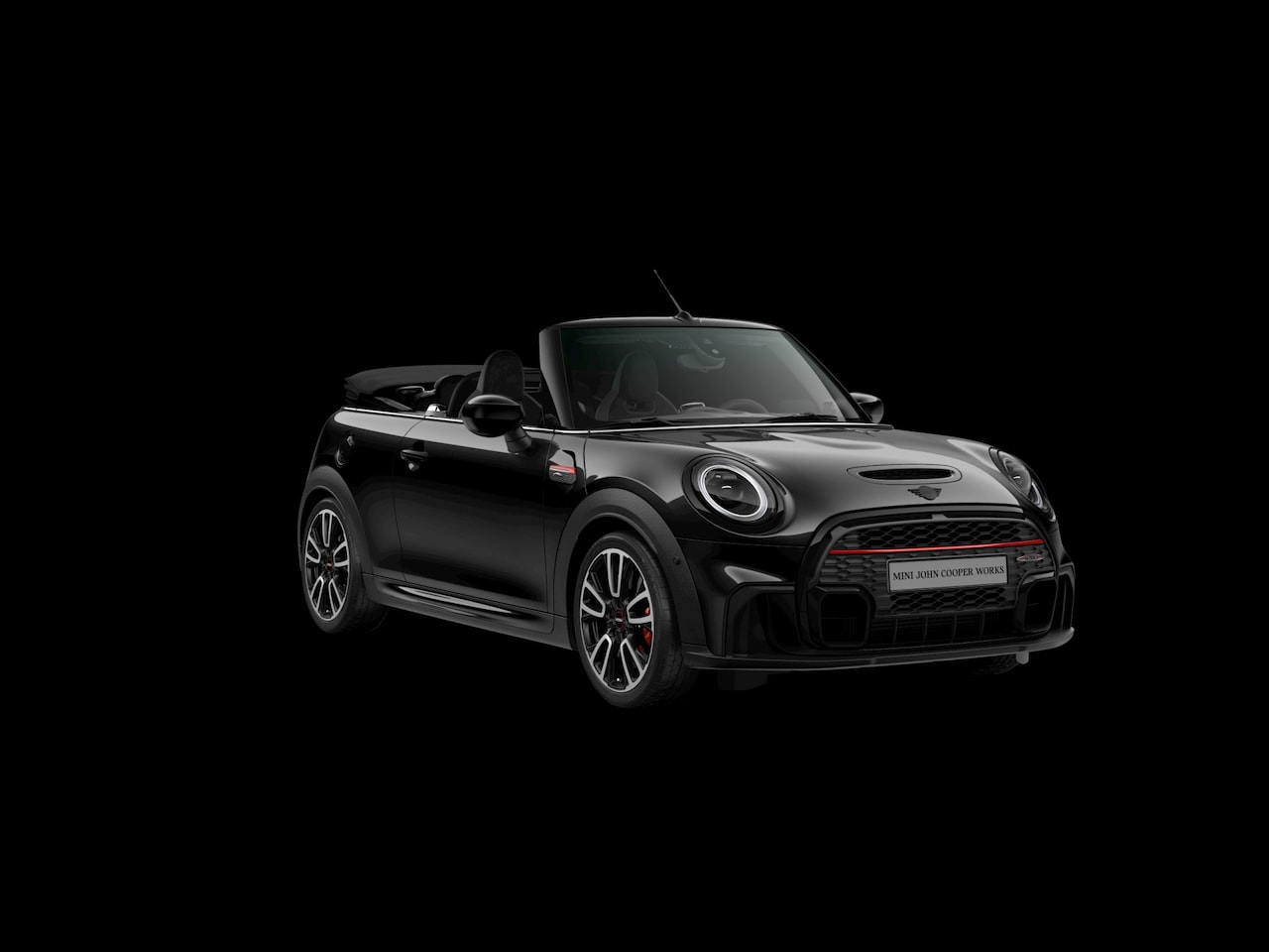 MINI Cabrio - 2.0 John Cooper Works F1 Aut. | Navi | Schaalstoelen | H&K | Head-Up | ACC | Camera | 18"L - AutoWereld.nl