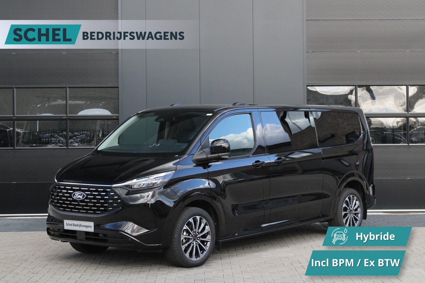 Ford Model T - Custom 340 2.5 PHEV L2H1 Titanium X 232pk - 2x Schuif - ACC - 360 camera - Leder - Prijs e - AutoWereld.nl