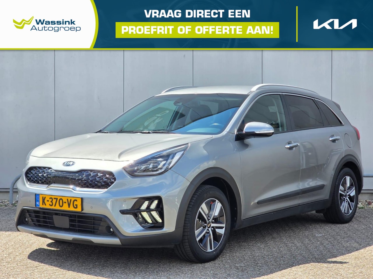 Kia Niro - 1.6 GDi Hybrid DynamicPlusLine Navigatie | Trekhaak | Bluetooth | Climate Control - AutoWereld.nl