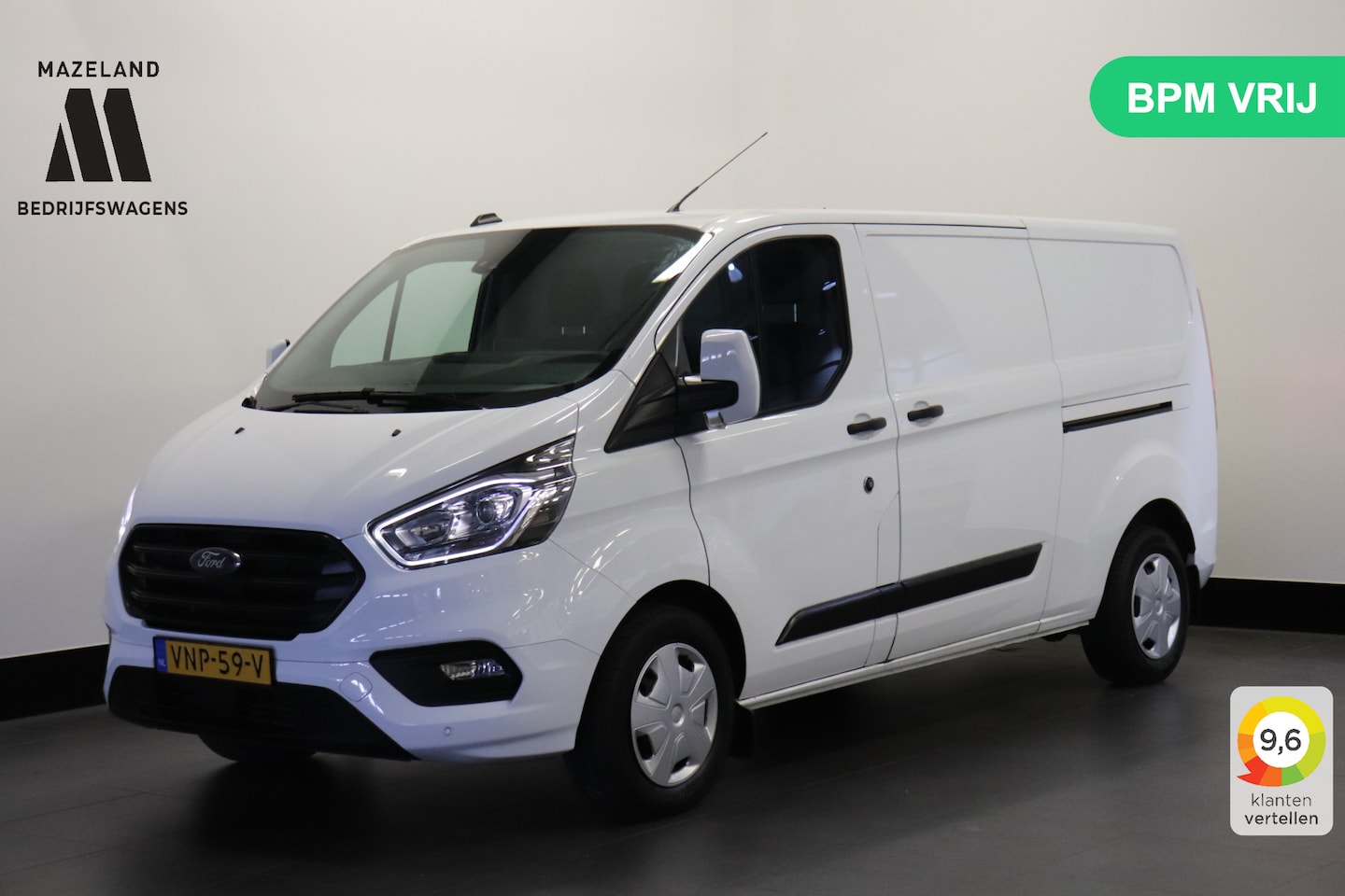 Ford Transit Custom - 2.0 TDCI Automaat 2x Schuifdeur L2 EURO 6 - Airco - ACC - Trekhaak - € 16.900,- Excl. - AutoWereld.nl