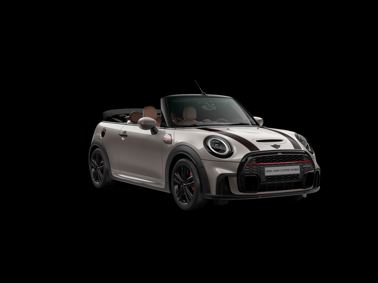 MINI Cabrio - 2.0 John Cooper Works F1 Aut. | Navi | Chester Leder | H&K | Head-Up | Camera | ACC | 17"L - AutoWereld.nl