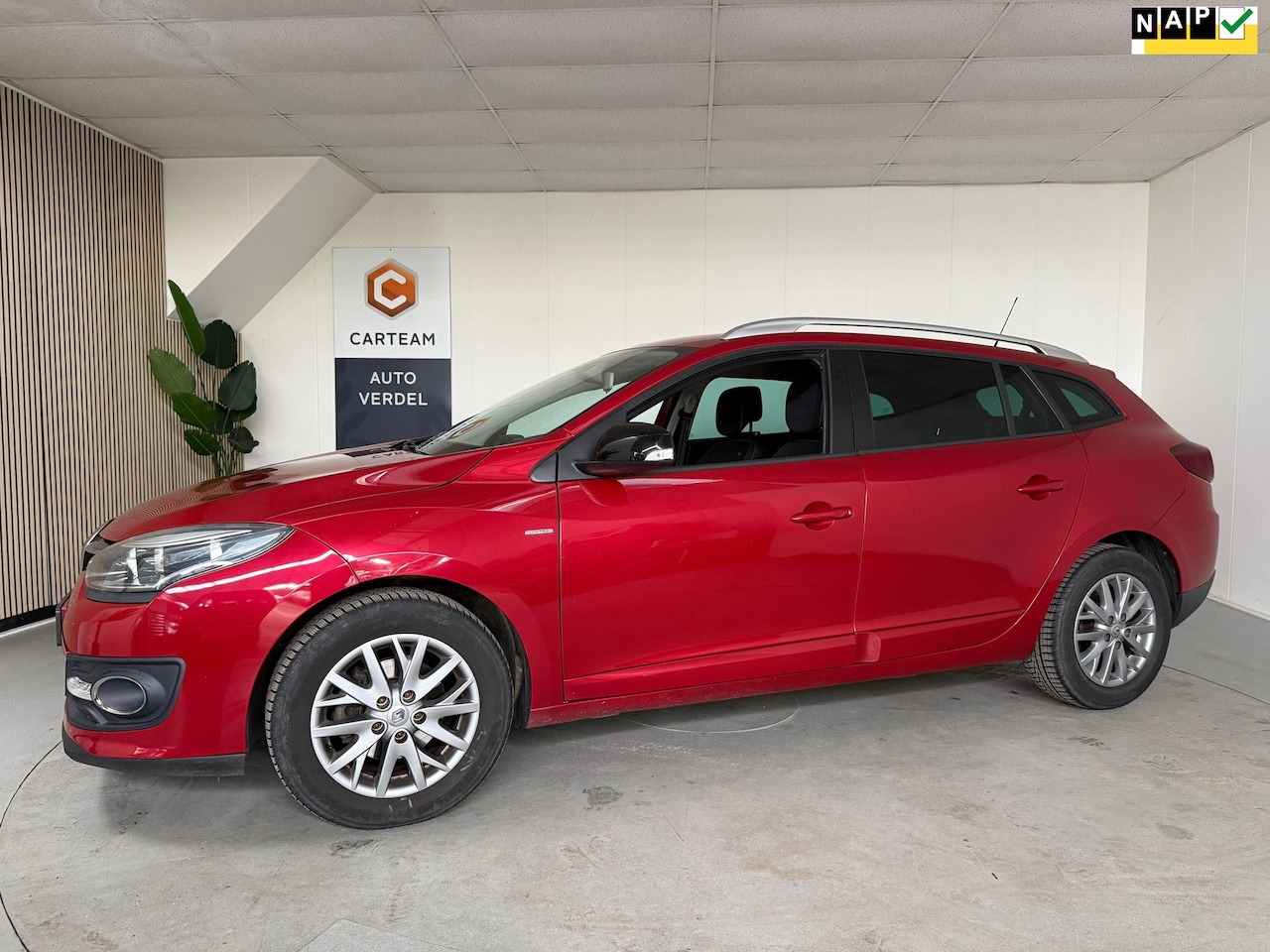 Renault Mégane Estate - 1.2 TCe Limited Airco, LMV, Navigatie, trekhaak, parkeer sensoren - AutoWereld.nl