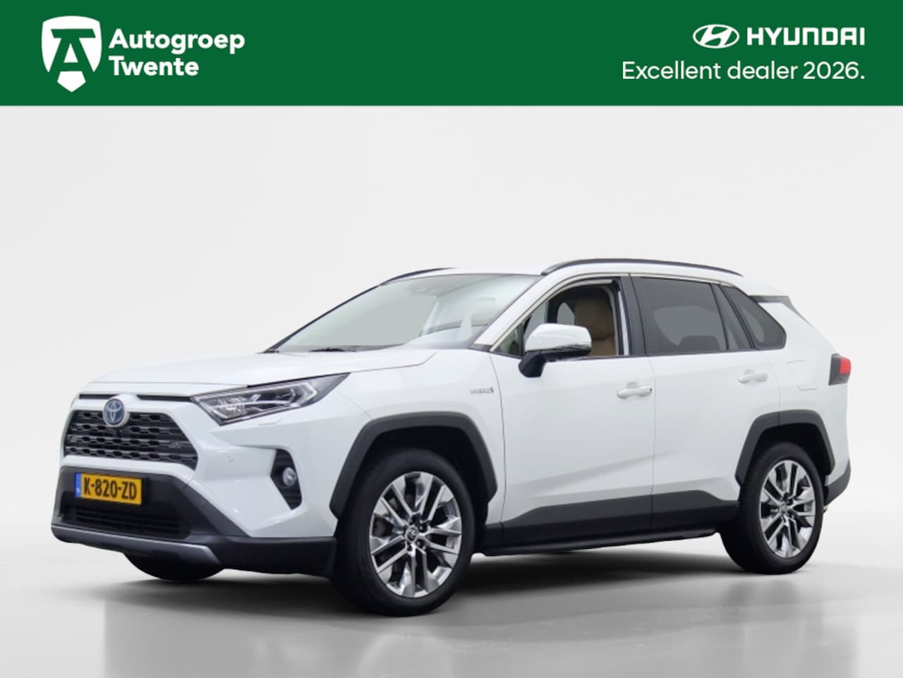 Toyota RAV4 - 2.5 Hybrid AWD Executive + Beige leder | Trekhaak | 1e Eigenaar - AutoWereld.nl