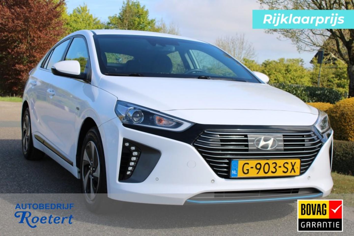 Hyundai IONIQ - 1.6 GDi 141pk Comfort hybrid automaat ECC/cruise/navi/PDC/camera/DAB - AutoWereld.nl