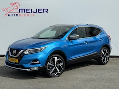 Nissan Qashqai - 1.2 Tekna + Panoramadak | Leer | Clima | Navigatie | Cruise | Keyless | Camera | Stoelverw
