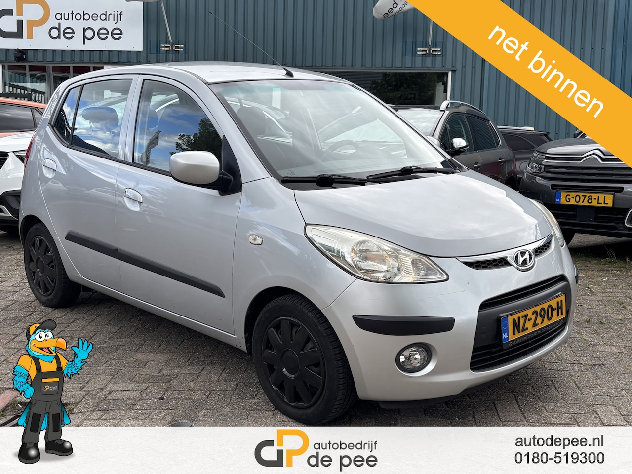 Hyundai i10 - 1.1 Dynamic INRUILKOOPJE/AIRCO/EL.RAMEN/RADIO+CD/5-DEURS rijklaarprijs! - AutoWereld.nl