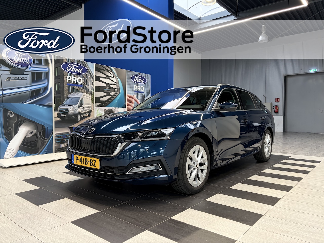 Skoda Octavia Combi - 1.0 e-TSI 111 pk Ambition | Camera | LED | Stoelverw. | 17" | Adapt. cruise | Keyless entr - AutoWereld.nl