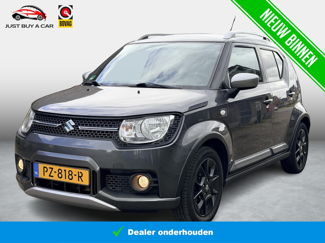 Suzuki Ignis - 1.2 Rhino Black Edition Nieuwe Distributieriem en Waterpomp & APK / Camera / Dealerauto / - AutoWereld.nl
