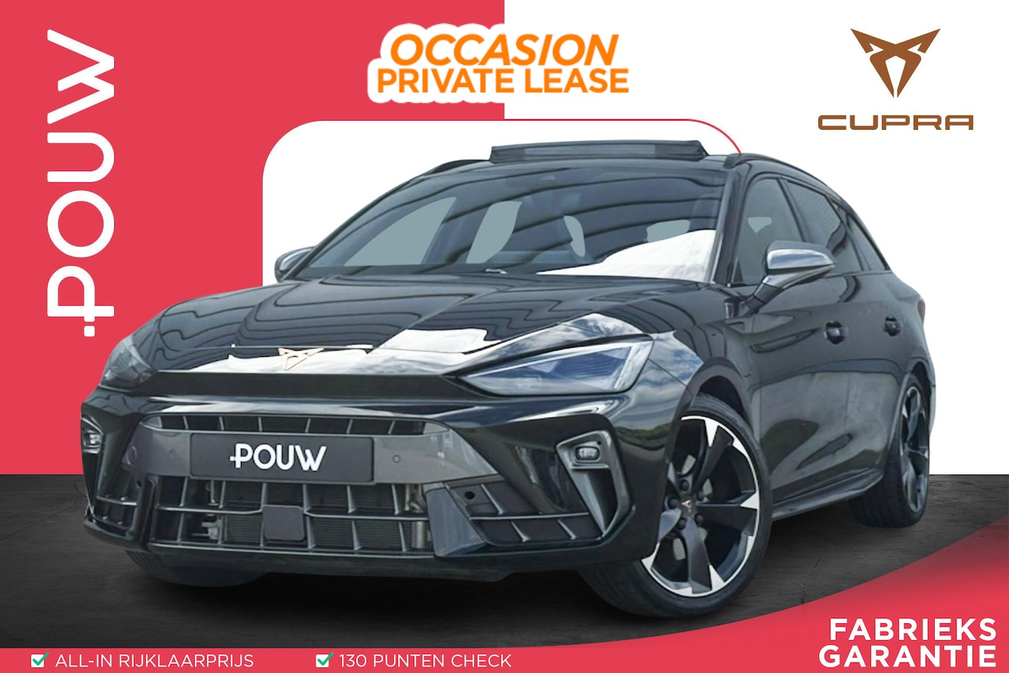 CUPRA Leon Sportstourer - 1.5 TSI 204pk e-Hybrid Business | SoH 100% | Sennheiser® | Panoramadak | Navigatie - AutoWereld.nl