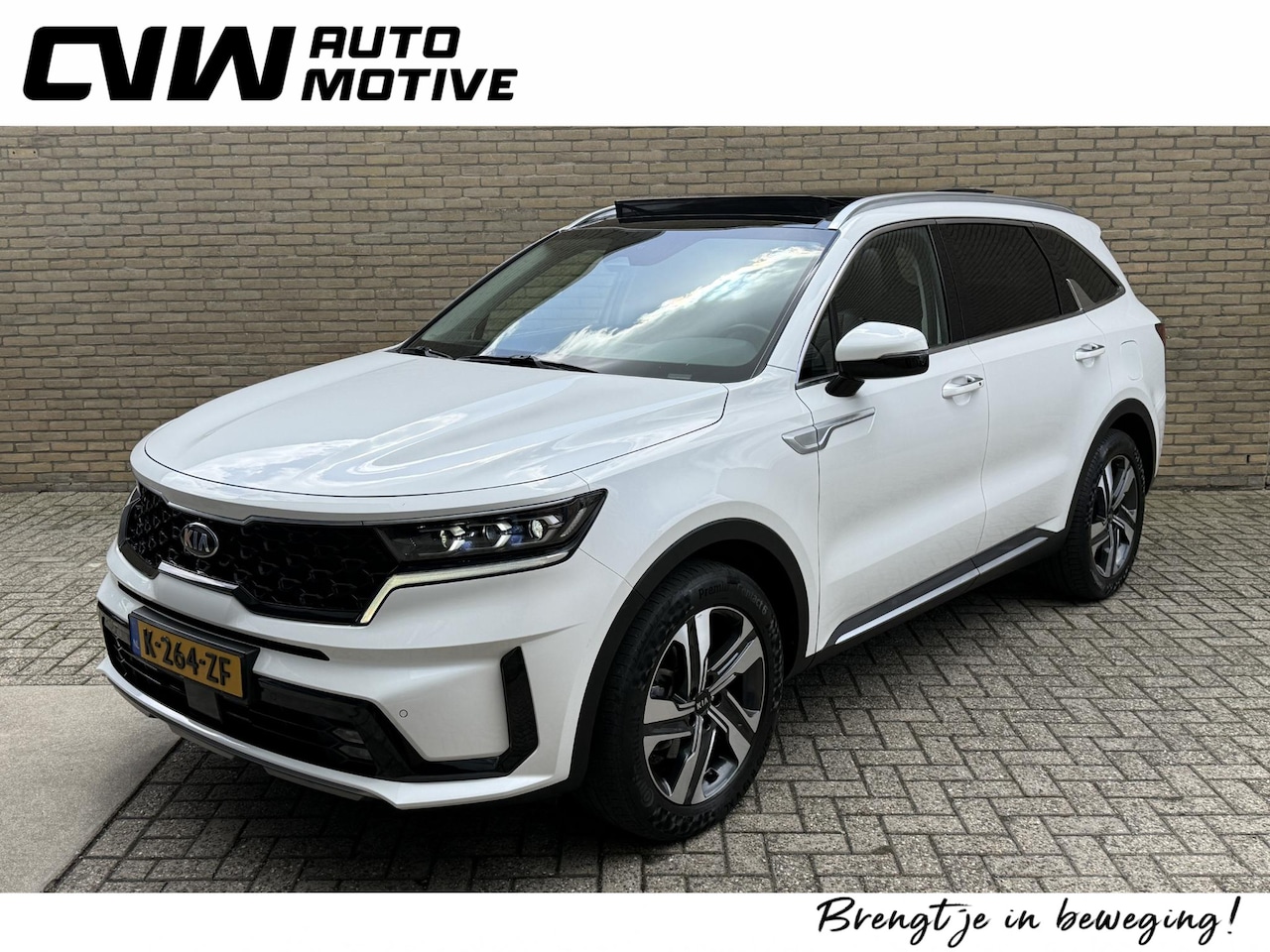 Kia Sorento - 1.6 T-GDI Plug-in Hybrid 4WD DynamicPlusLine | 7-persoons | Panoramadak | Lederen bekledin - AutoWereld.nl